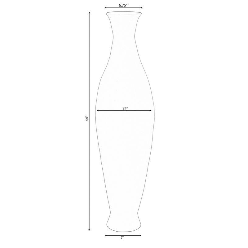 Uniquewise Modern Bamboo Floor Vase - Decorative 43-inch Vase for Living Room, Dining Room, or Entryway - Fill with Dried Branches or Flowers