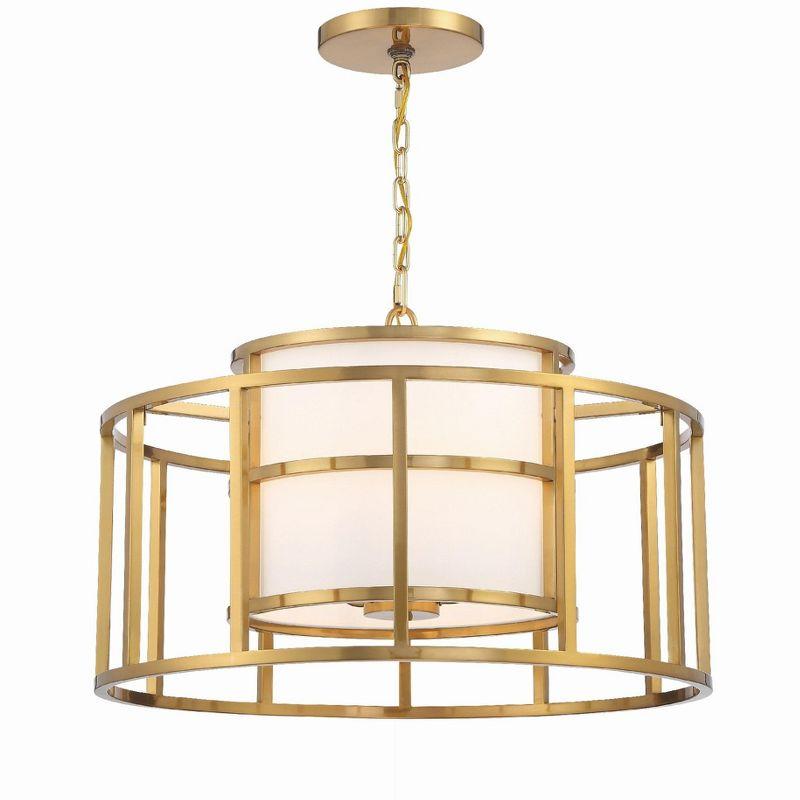 Crystorama Lighting Hulton 5 - Light Chandelier in  Gold