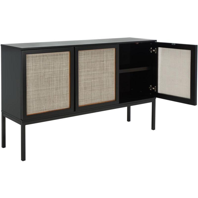 Zadie 2 Shelf Rattan Sideboard - Safavieh