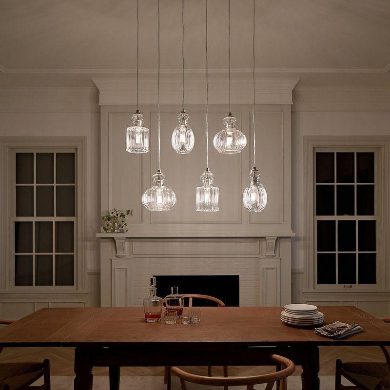Kichler Lighting Riviera 6 - Light Island Pendant Light in  Brushed Nickel