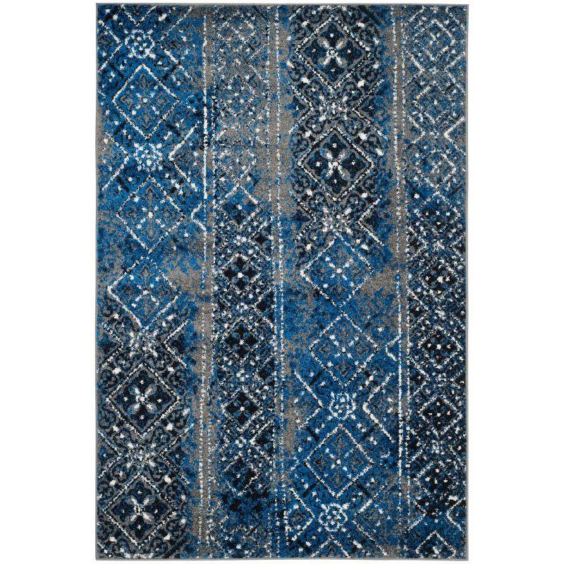 Adirondack ADR111 Machine Made Indoor Area Rug - Silver/Multi - 4'x6' - Safavieh