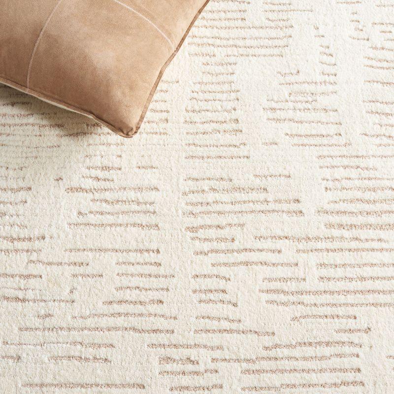 Neptune NPE852 Power Loomed Indoor Runner Rug - Ivory/Beige - 2'2"x8' - Safavieh.