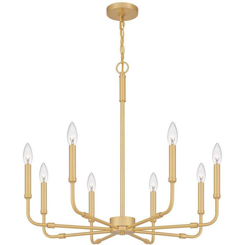 Quoizel Lighting Abner 8 - Light Chandelier in  Aged Brass