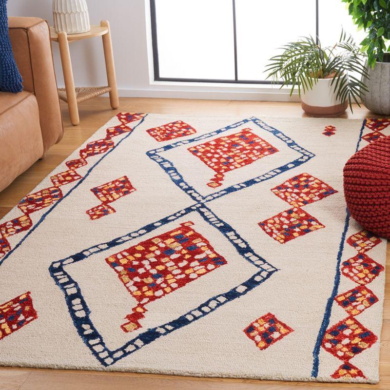 Aspen APN702 Hand Tufted Area Rug - Ivory/Multi - 8'x10' - Safavieh.