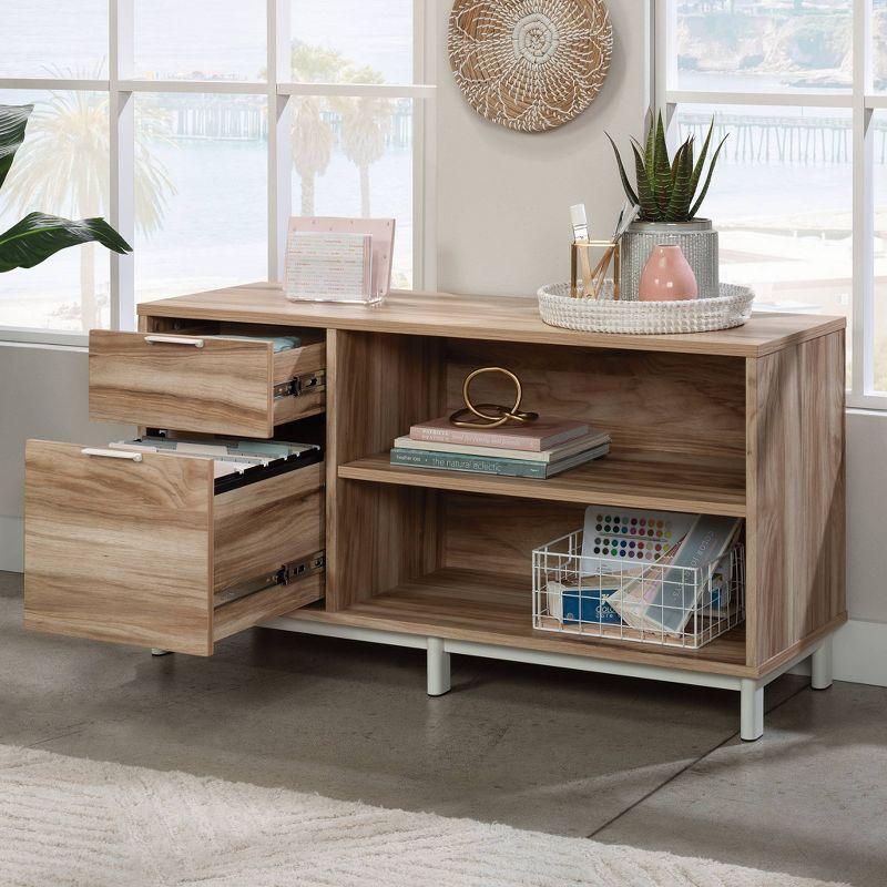 Kiln Acacia 2-Drawer Office Credenza with Adjustable Shelf