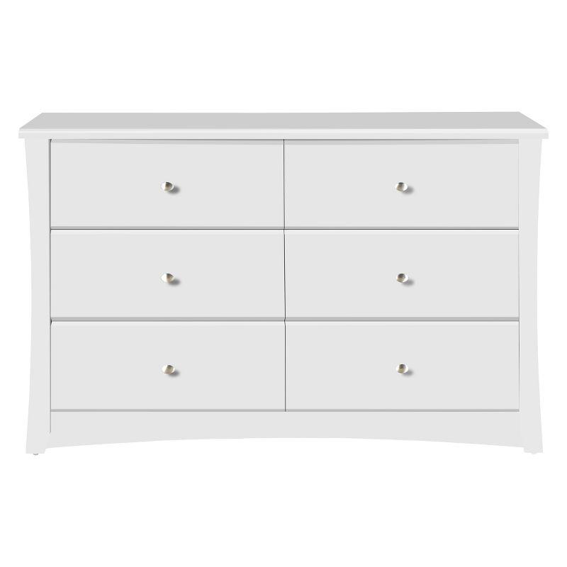 Crescent 6 Drawer Double Dresser