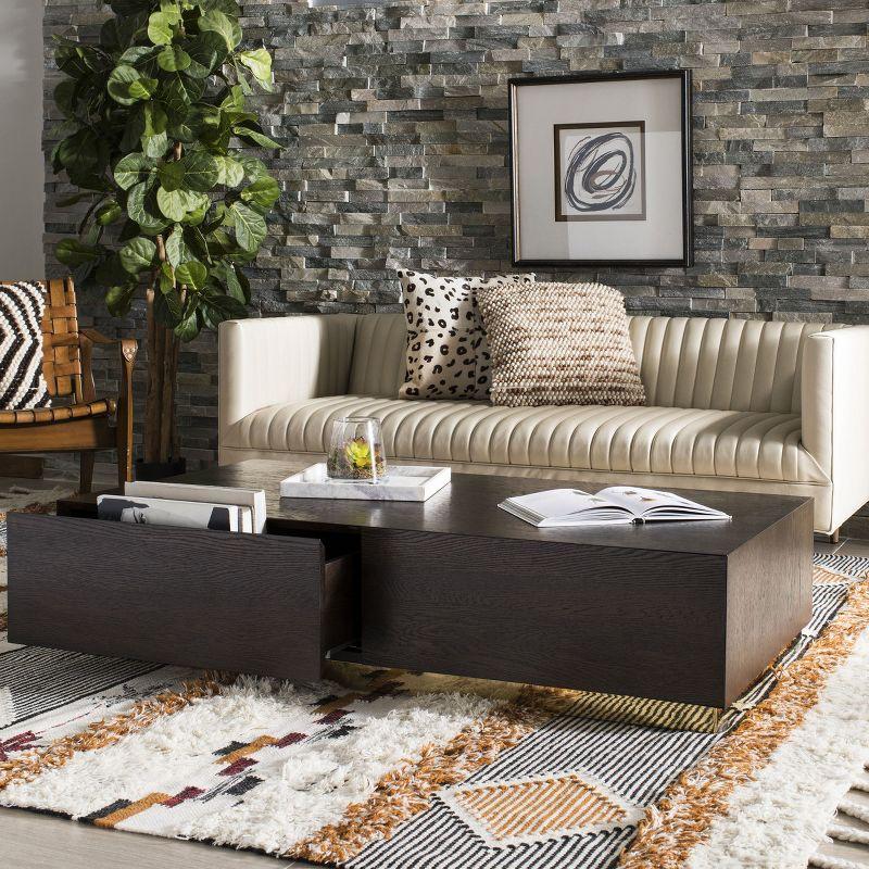 Kenya KNY904 Hand Knotted Area Rug - Ivory/Black-Orange - 8'x10' - Safavieh