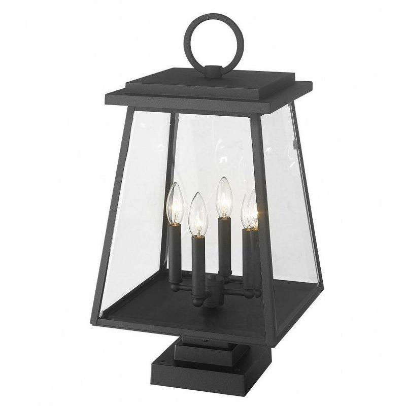 Z-Lite Broughton 4 - Light Lantern in  Black