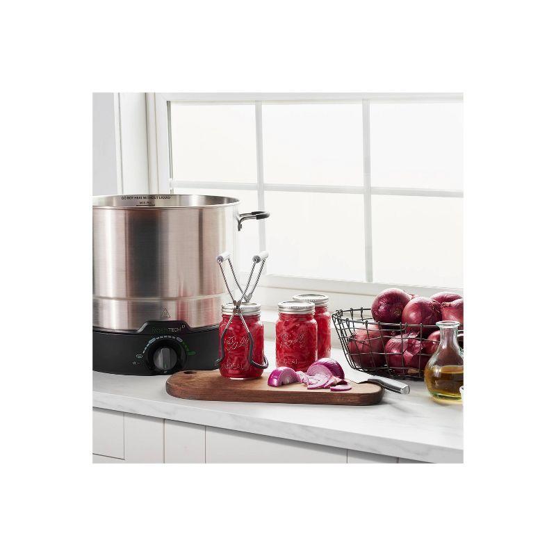 Ball 16oz 4pk Glass Regular Mouth Rose Vintage Mason Jar with Lid and Band: Pink Canning Jars, Dishwasher-Safe