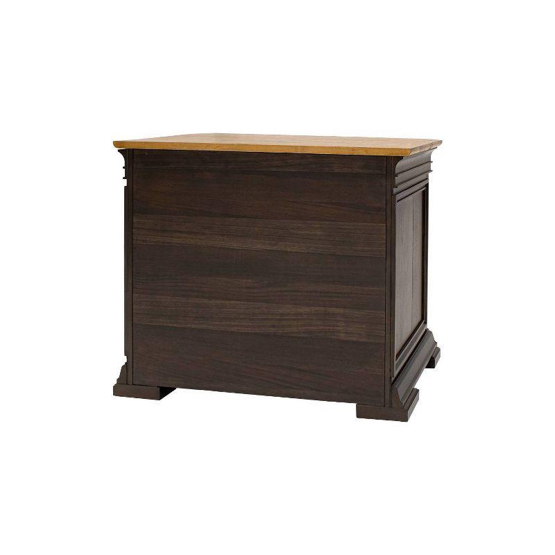 Sonoma Brown 2-Drawer Lockable Lateral File Cabinet