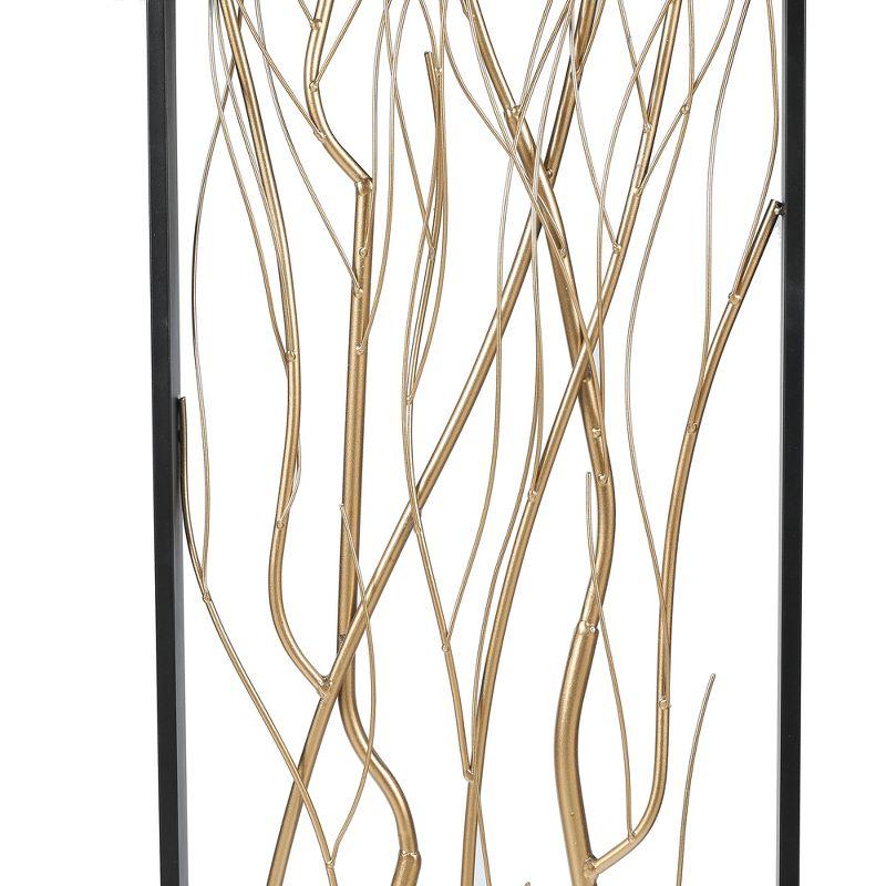 Gold Metal Branch Wall Decor Set