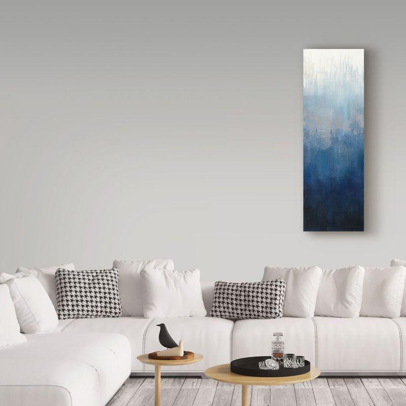 Silver Wave II by Silvia Vassileva - Wrapped Canvas Acrylic Painting Print