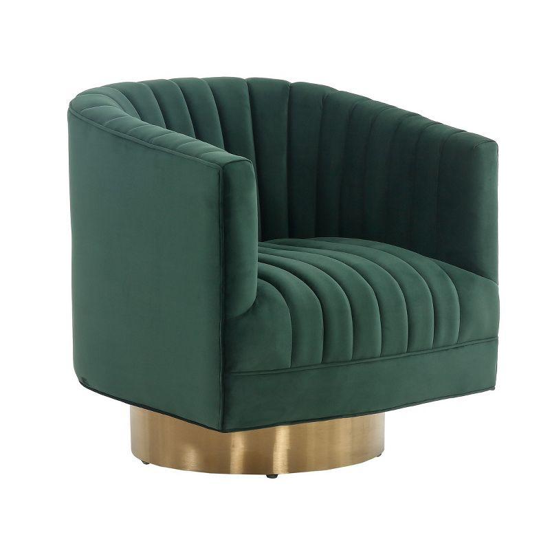 Josephine Swivel Barrel Chair  - Safavieh