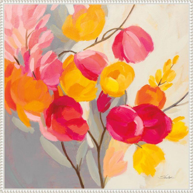 Amanti Art Magenta Bloom I by Silvia Vassileva Canvas Wall Art Print Framed 22 x 22-in.