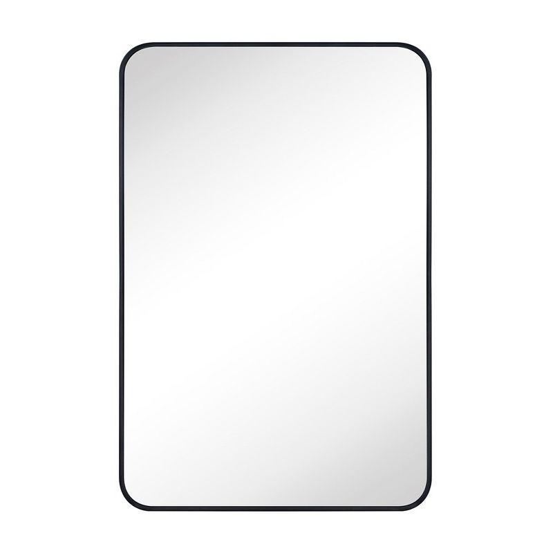 TEHOME Garnes Rectangular Recessed or Surface Mount Metal Medicine Cabinet with Mirror