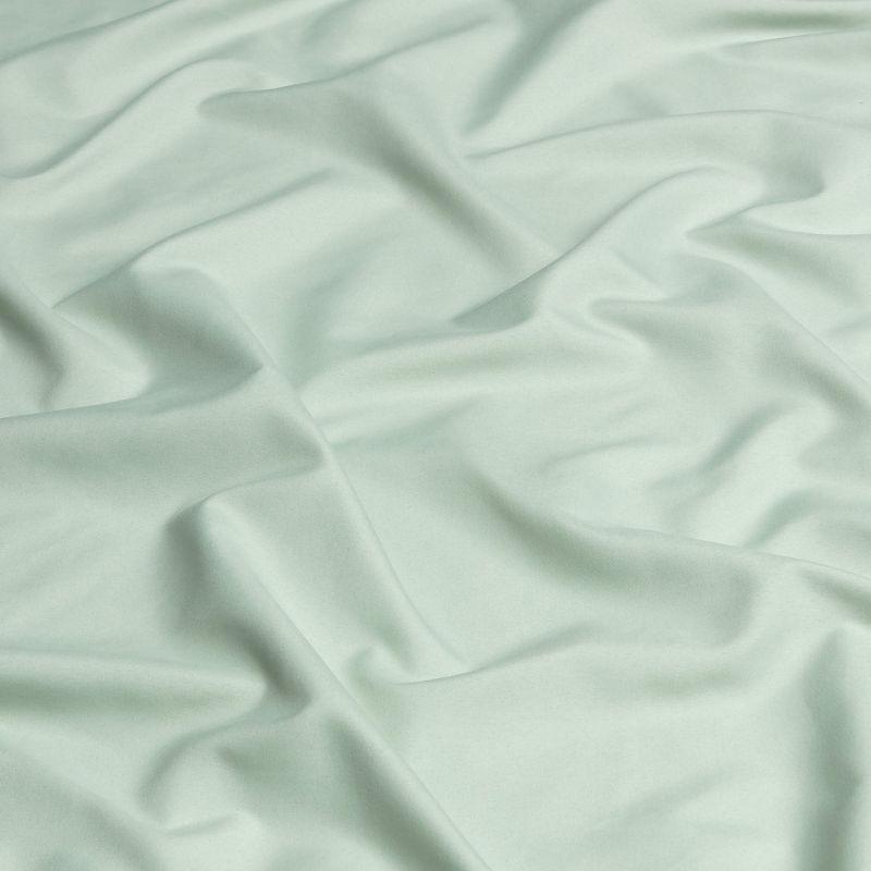 Sage Pearl Embroidered Microfiber Queen Sheet Set