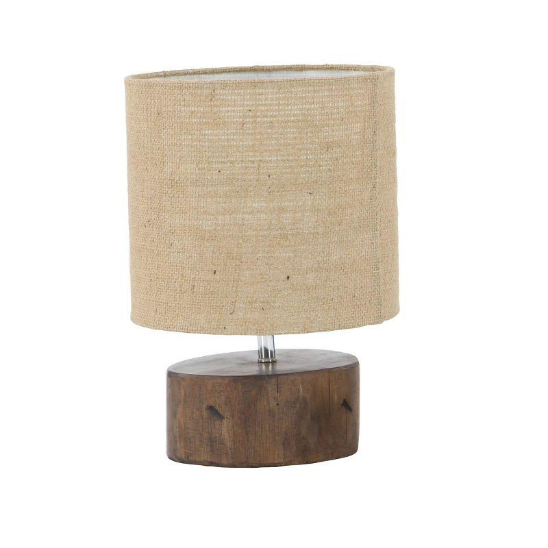 Wood Table Lamp with Shade