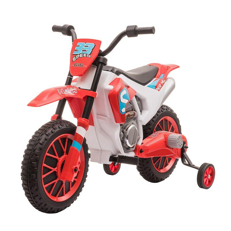 Aosom Electric Ride-on Motorcycle Aosom 1 Seater Motorcycles Battery Powered Ride On