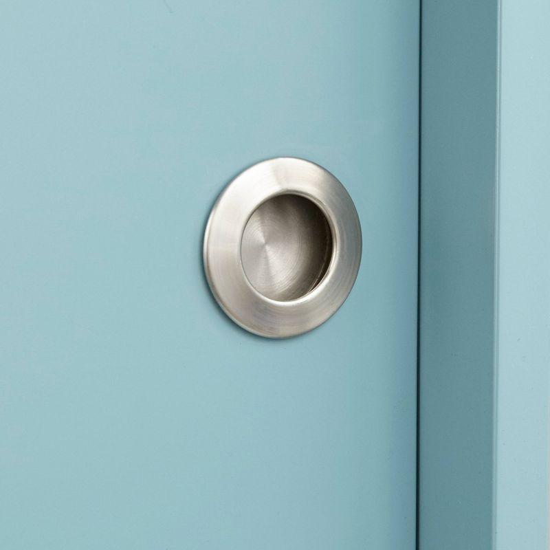 Buylateral Margo Mid Century Modern TV Stand for TVs up to 65" Antique Blue