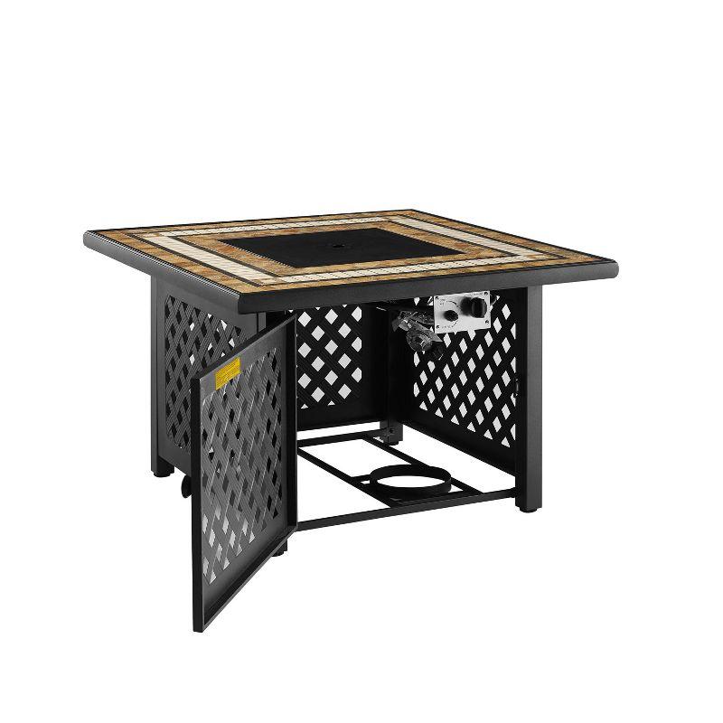 Munguia Square Fire Pit Table