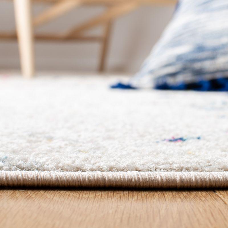 Tulum TUL270 Power Loomed Area Rug - Ivory/Blue - 3'x3' - Safavieh.