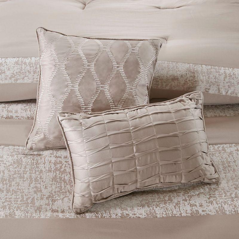 Madison Park Ava 7 Piece Chenille Jacquard Comforter Set & Reviews | Wayfair