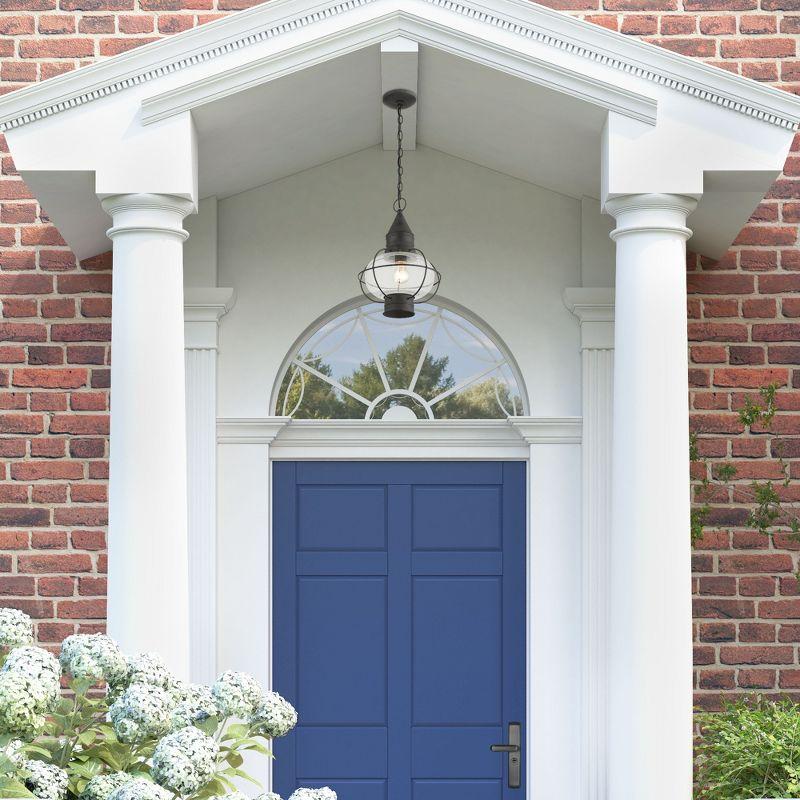 Livex Lighting Newburyport 1 - Light Pendant in  Charcoal