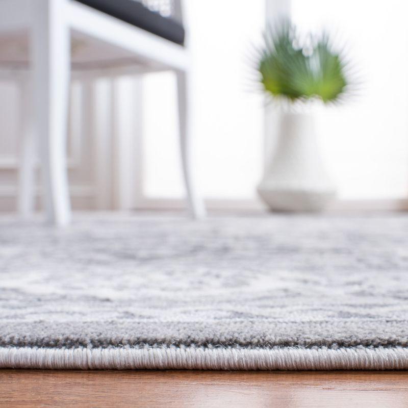 Alhambra ALH610 Power Loomed Area Rug - Cream/Grey - 4' X 6' - Safavieh.