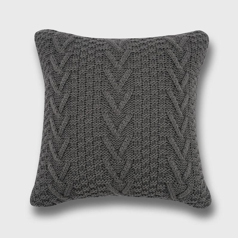 EverGrace Ratree Chunky Reversible Throw Pillow