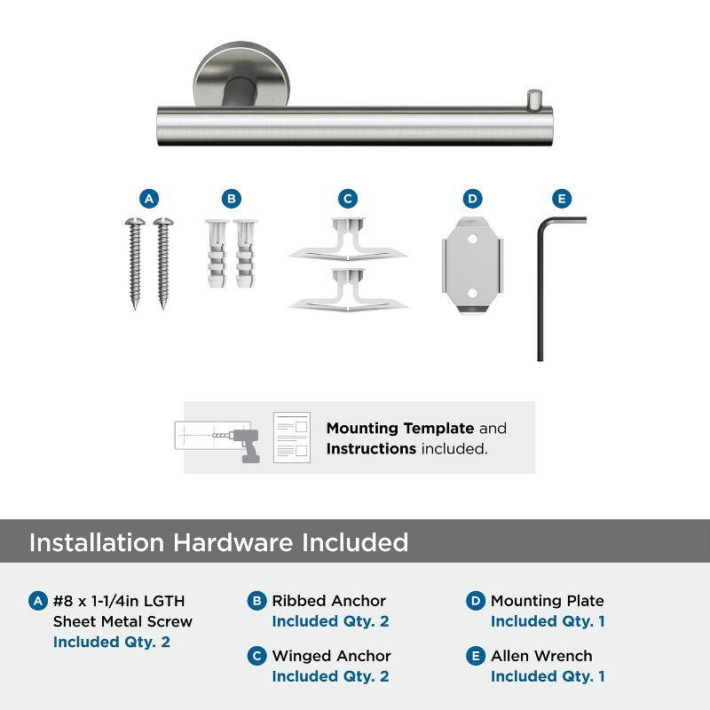 Amerock Arrondi Stainless Steel Single Post Toilet Paper Holder