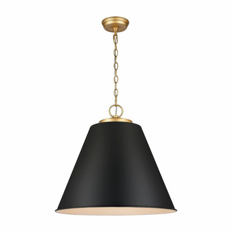 Elk Home Vellus 3 - Light Pendant in  Matte Black
