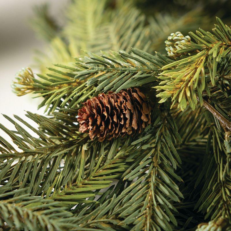 Artificial Pine Cone Outdoor Christmas Garland, 72" Green