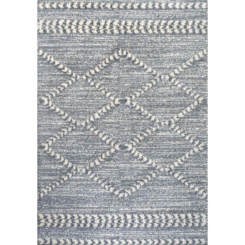 Sofie Moroccan Trellis High-Low Area Rug - JONATHAN Y