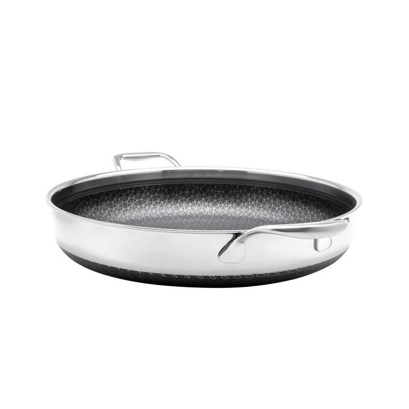 Livwell Livwell DiamondClad 14-inch Hybrid Nonstick Stainless Steel Everything Fry Pan Skillet with Tempered Glass Lid