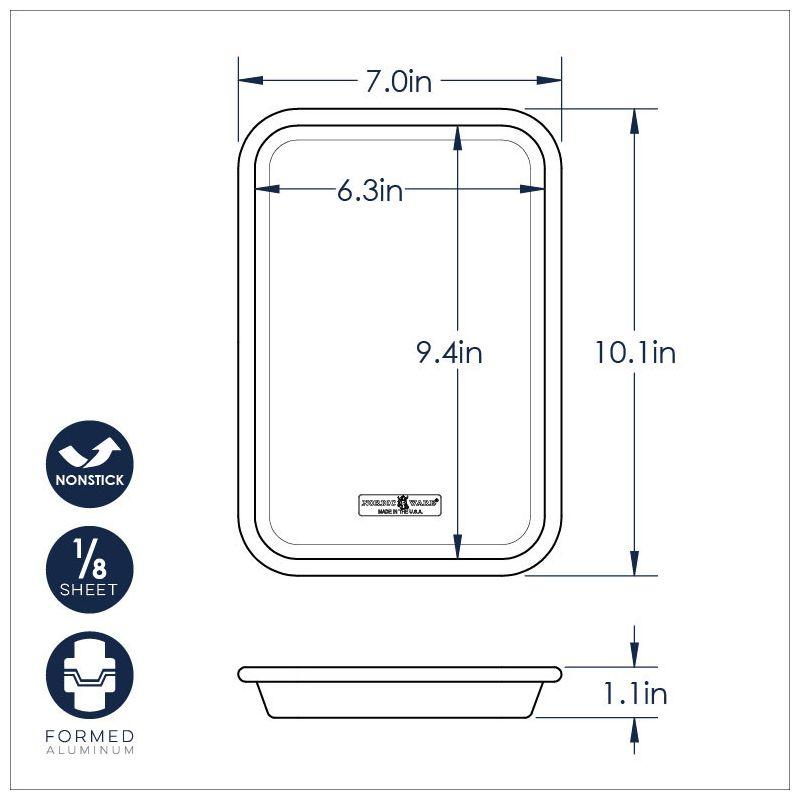 Nordic Ware Naturals® Nonstick Eighth Sheet