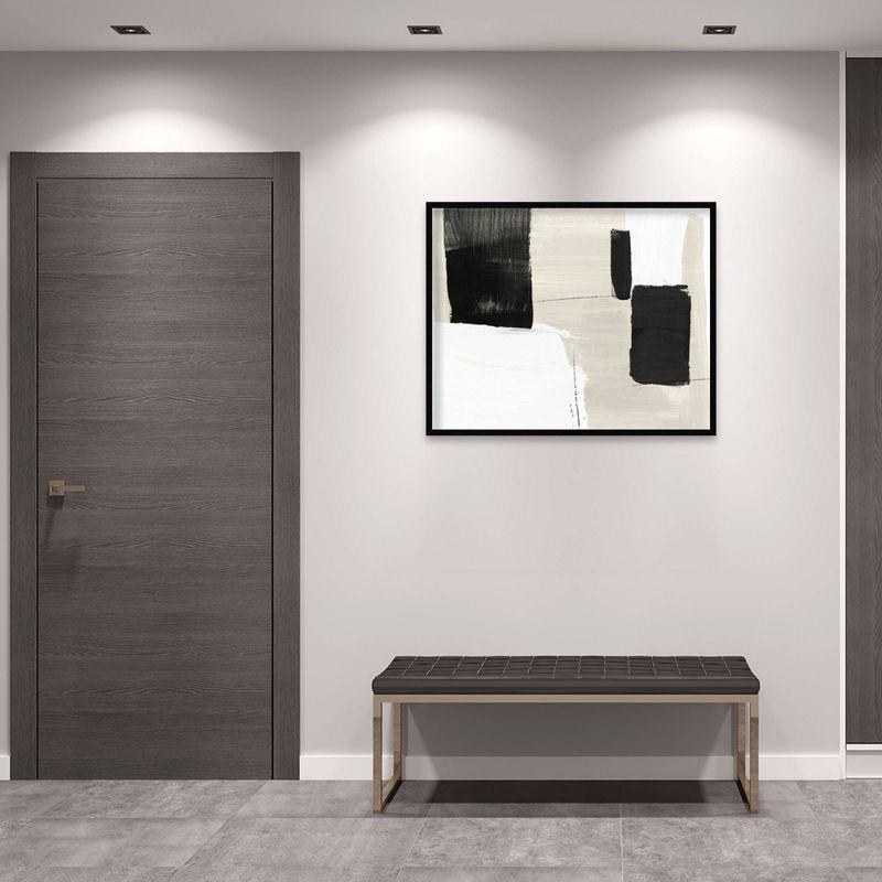 41" x 33" Checkmate I by PI Studio Wood Framed Wall Art Print - Amanti Art: Modern Abstract Artwork