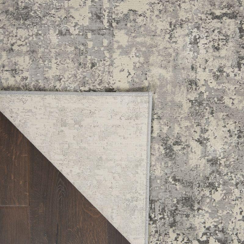 Nourison Rustic Textures Modern Indoor Area Rug Grey/Beige 3'11" x 5'11"