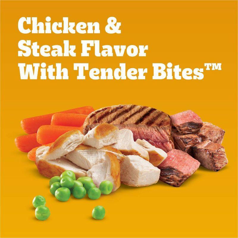 Pedigree with Tender Bites Chicken, Vegetable, Steak and Beef Flavor Dry Dog Food for Small Dogs - 3.5lbs