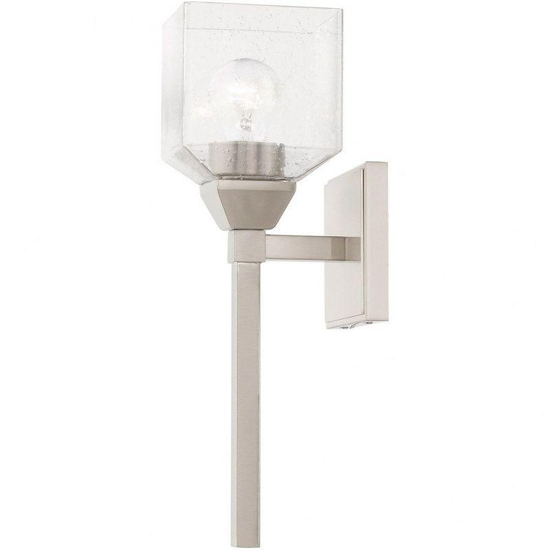 Livex Lighting Aragon 1 - Light Vanity in  Brushed Nickel