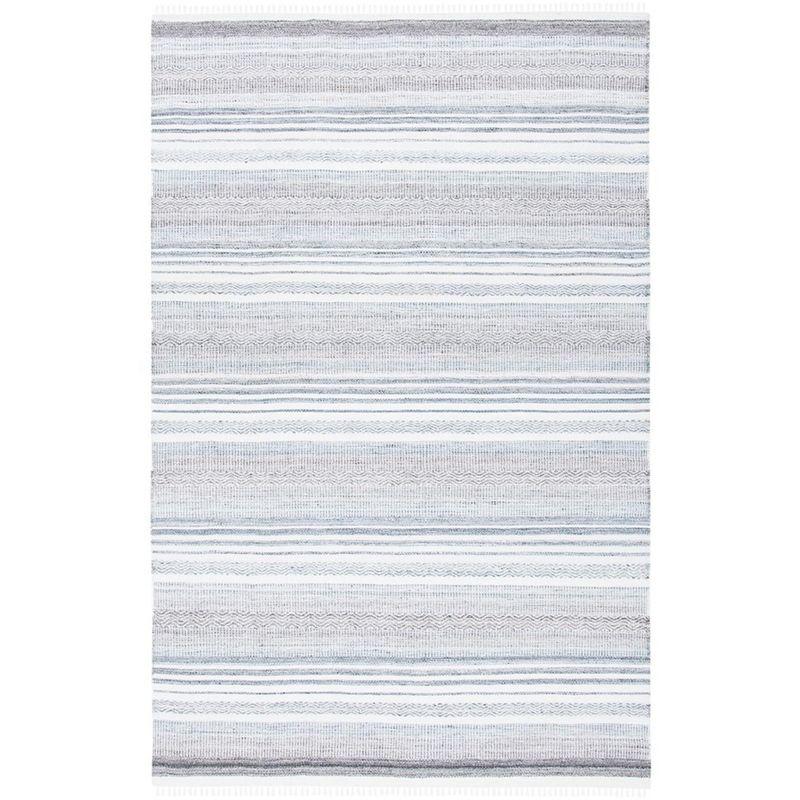 Kilim KLM275 Hand Woven Area Rug - Ivory/Grey - 8'x10' - Safavieh.