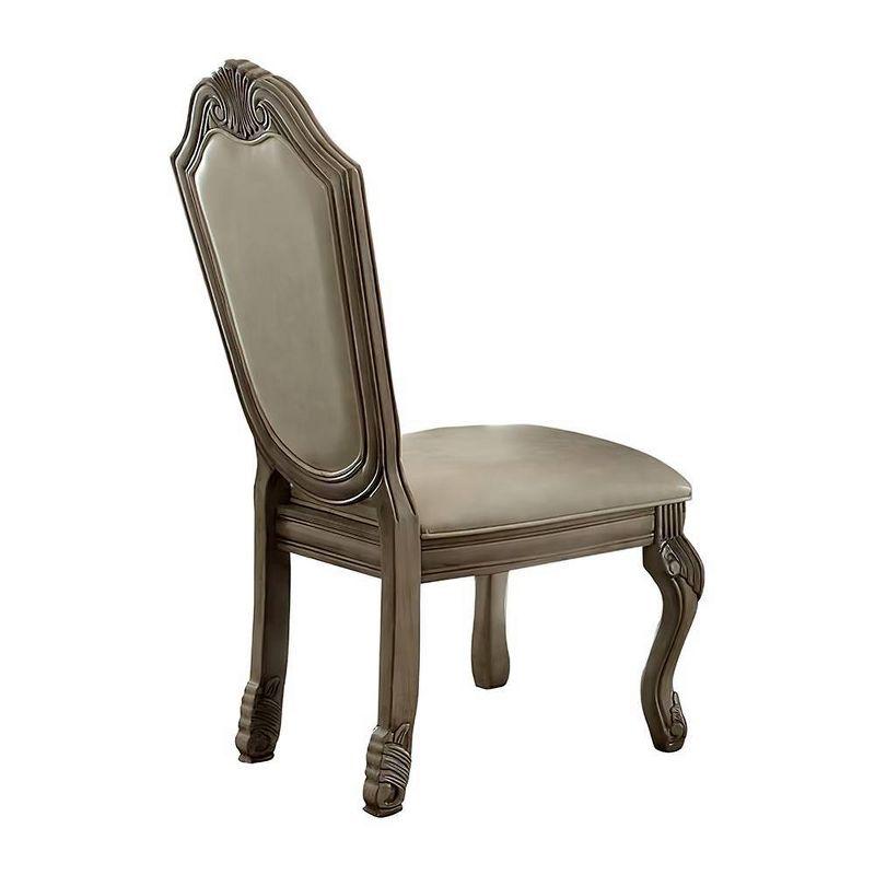 Acme Furniture Chateau De Ville Dining Chairs Armless White Finish