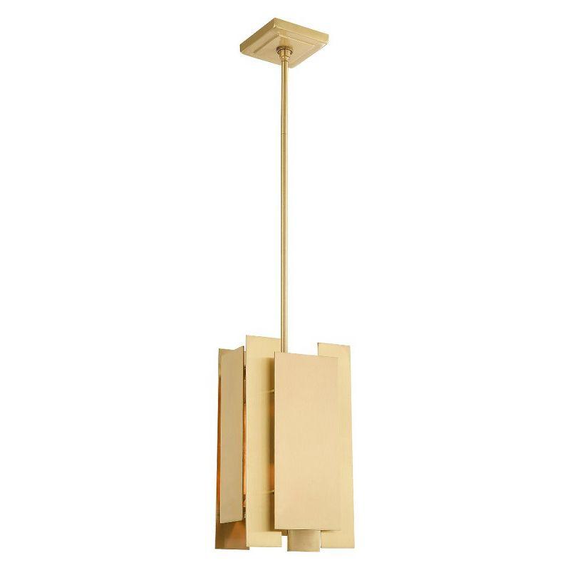 Livex Lighting Varick 1 - Light Pendant in  Satin Brass