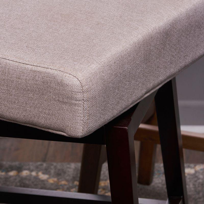 Tracy Swivel Counter Height Barstool Wheat - Christopher Knight Home: Upholstered, 27.5" Seat, Hardwood Frame