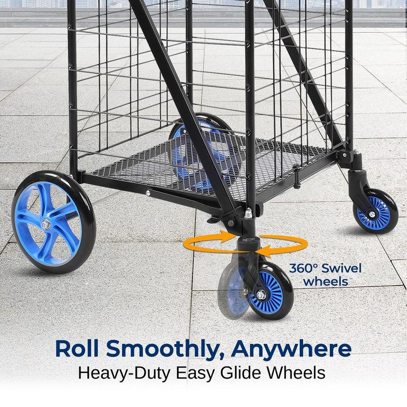 SereneLife Rolling Utility Cart