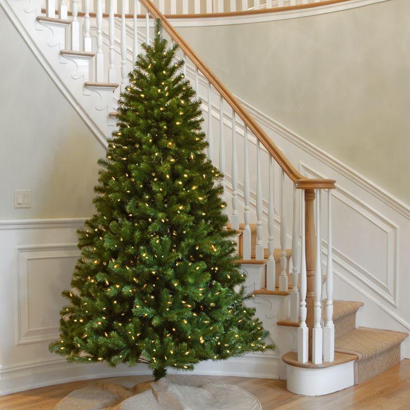 Prelit North Valley Spruce Artificial Christmas Tree Clear Lights - National Tree Company