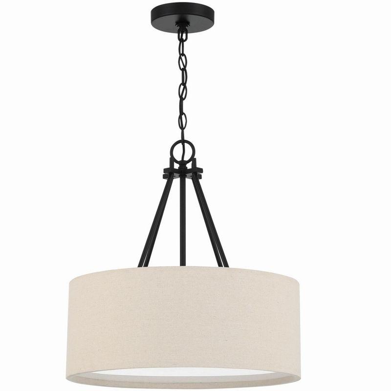 Craftmade Lighting Duke 3 - Light Pendant in  Flat Black
