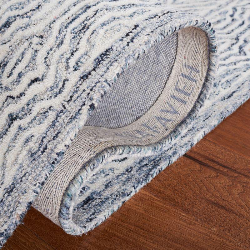 Capri CPR217 Hand Tufted Area Rug - Ivory/Blue - 8'x10' - Safavieh.
