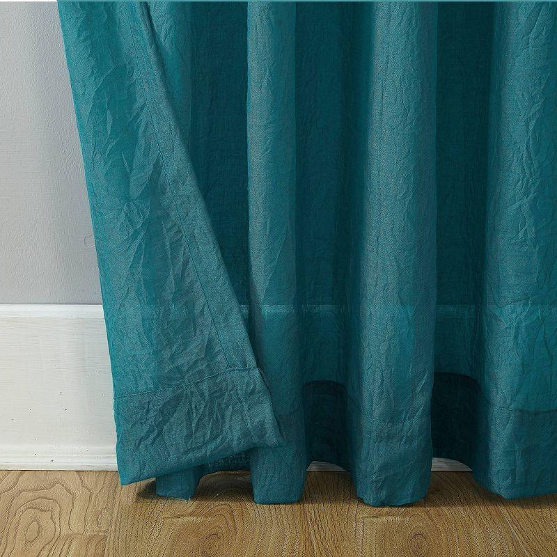 Marine Light-Filtering Polyester Rod Pocket Curtain Panel