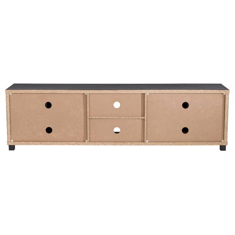 Fremont TV Stand for TVs up to 95" with Glass Cabinets - CorLiving