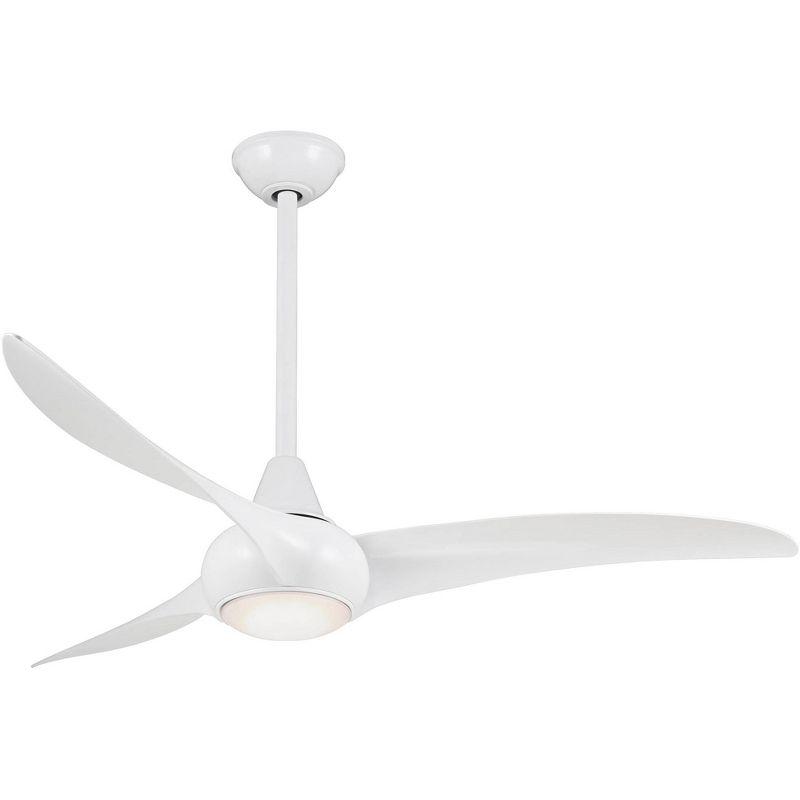 52" Wave 3 - Blade LED Propeller Ceiling Fan with Remote Control and Light Kit Included